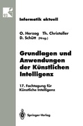 Cover: Grundlagen und Anwendungen der K&uuml;nstlichen Intelligenz - Springer
