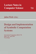 Cover: Design and Implementation of Symbolic Computation Systems - Springer