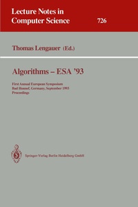 Enlarge image Cover: Algorithms - ESA '93 - Springer