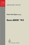 Cover: Europ&auml;ischer Informatik Kongre&szlig; Architektur von Rechensystemen Euro-ARCH '93 - Springer