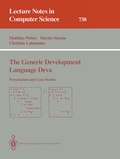 Cover: The Generic Development Language Deva - Springer