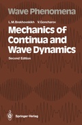 Cover: Mechanics of Continua and Wave Dynamics - Springer