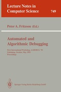 Cover: Automated and Algorithmic Debugging - Springer
