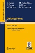 Cover: Dirichlet Forms - Springer