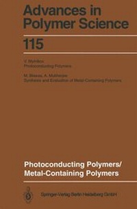 Enlarge image Cover: Photoconducting Polymers/Metal-Containing Polymers - Springer