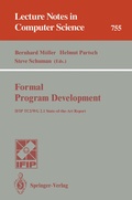 Cover: Formal Program Development - Springer