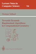 Cover: Towards Dynamic Randomized Algorithms in Computational Geometry - Springer