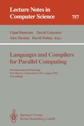 Cover: Languages and Compilers for Parallel Computing - Springer