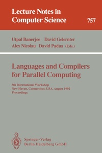 Enlarge image Cover: Languages and Compilers for Parallel Computing - Springer