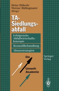 Enlarge image Cover: TA-Siedlungsabfall - Springer