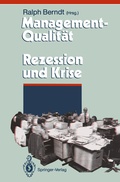 Cover: Management-Qualit&auml;t contra Rezession und Krise - Springer