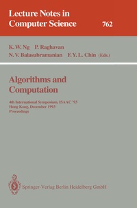 Enlarge image Cover: Algorithms and Computation - Springer