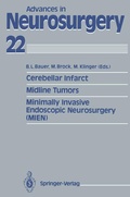 Cover: Cerebellar Infarct. Midline Tumors. Minimally Invasive Endoscopic Neurosurgery (MIEN) - Springer