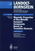 Cover: Perovskites II, Oxides with Corundum, Ilmenite and Amorphous Structures - Springer