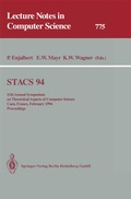 Cover: STACS 94 - Springer