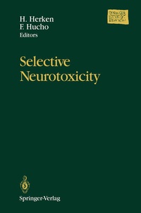 Enlarge image Cover: Selective Neurotoxicity - Springer