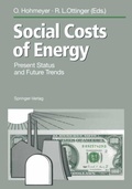 Cover: Social Costs of Energy - Springer