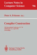 Cover: Compiler Construction - Springer
