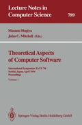 Cover: Theoretical Aspects of Computer Software - Springer