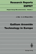 Cover: Gallium Arsenide Technology in Europe - Springer