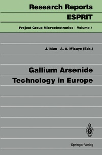 Enlarge image Cover: Gallium Arsenide Technology in Europe - Springer