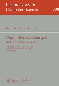 Enlarge image Cover: Graph-Theoretic Concepts in Computer Science - Springer