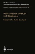 Cover: Recht zwischen Umbruch und Bewahrung - Springer