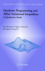 Cover: Quadratic Programming and Affine Variational Inequalities - Springer