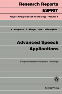 Enlarge image Cover: Advanced Speech Applications - Springer
