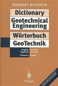 Cover: Dictionary Geotechnical Engineering / W&ouml;rterbuch GeoTechnik - Springer