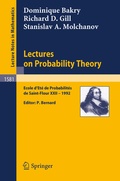 Cover: Lectures on Probability Theory - Springer