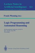 Cover: Logic Programming and Automated Reasoning - Springer
