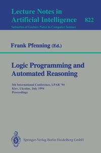 Enlarge image Cover: Logic Programming and Automated Reasoning - Springer