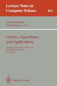 Enlarge image Cover: Orders, Algorithms and Applications - Springer