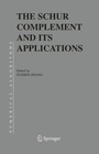 Cover: The Schur Complement and Its Applications - Springer