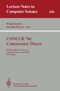 Cover: CONCUR '94: Concurrency Theory - Springer