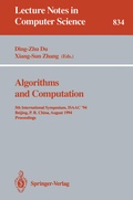 Cover: Algorithms and Computation - Springer