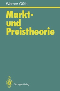Abbildung von: Markt- und Preistheorie - Springer
