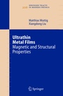 Cover: Ultrathin Metal Films - Springer