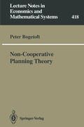 Cover: Non-Cooperative Planning Theory - Springer