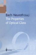 Cover: The Properties of Optical Glass - Springer