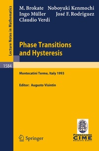 Enlarge image Cover: Phase Transitions and Hysteresis - Springer