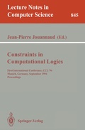 Cover: Constraints in Computational Logics - Springer