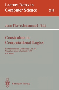 Enlarge image Cover: Constraints in Computational Logics - Springer