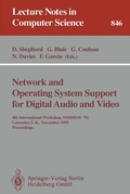 Cover: Network and Operating System Support for Digital Audio and Video - Springer