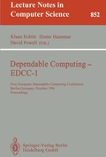 Cover: Dependable Computing - EDCC-1 - Springer