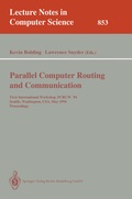 Cover: Parallel Computer Routing and Communication - Springer