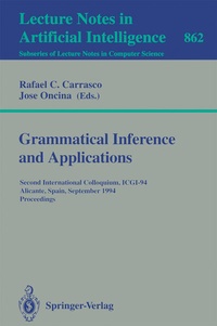Enlarge image Cover: Grammatical Inference and Applications - Springer