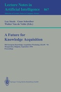 Cover: A Future for Knowledge Acquisition - Springer
