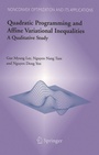 Cover: Quadratic Programming and Affine Variational Inequalities - Springer